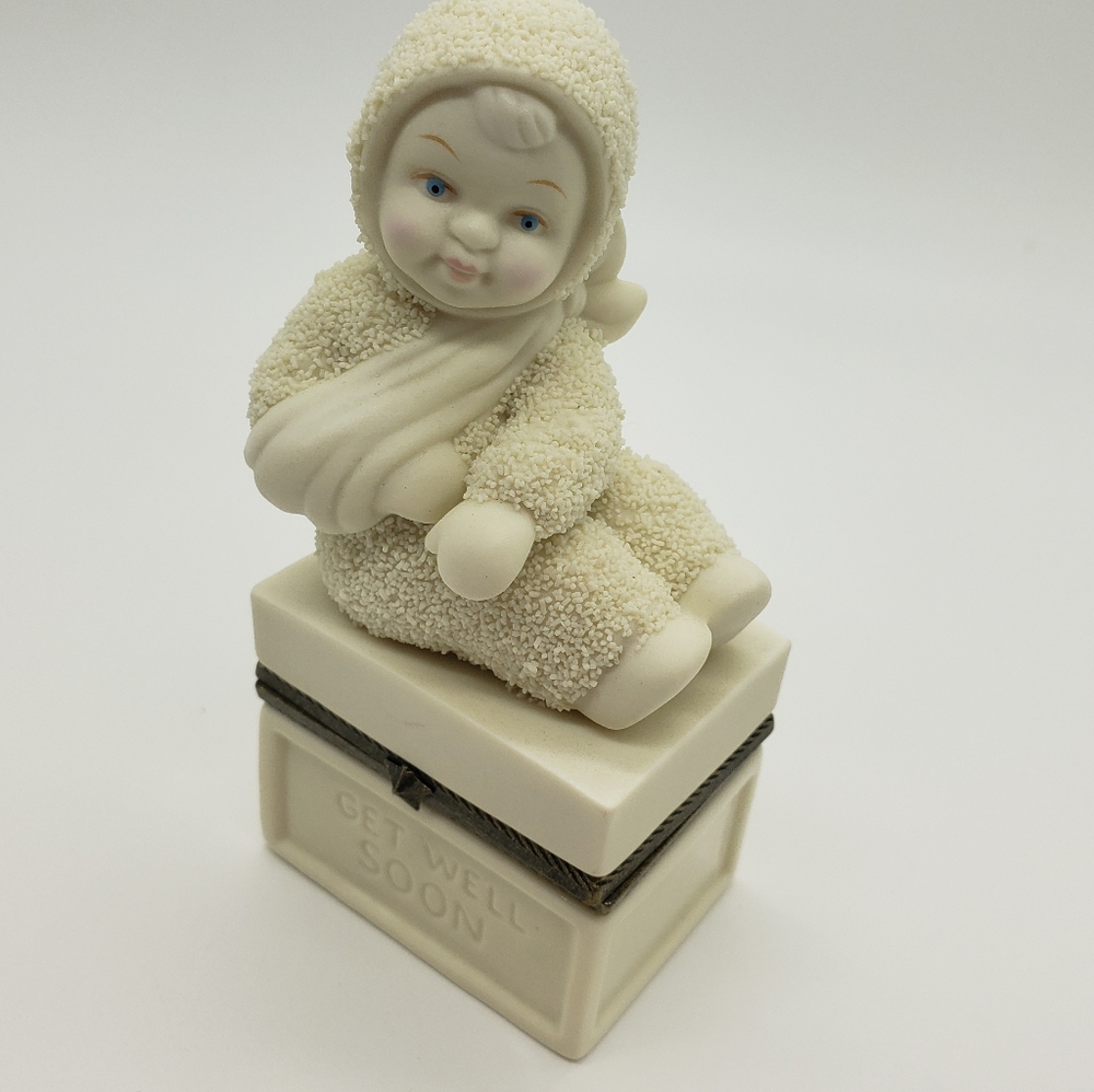 Snowbabies “Get Well Soon” Trinket Box 2001